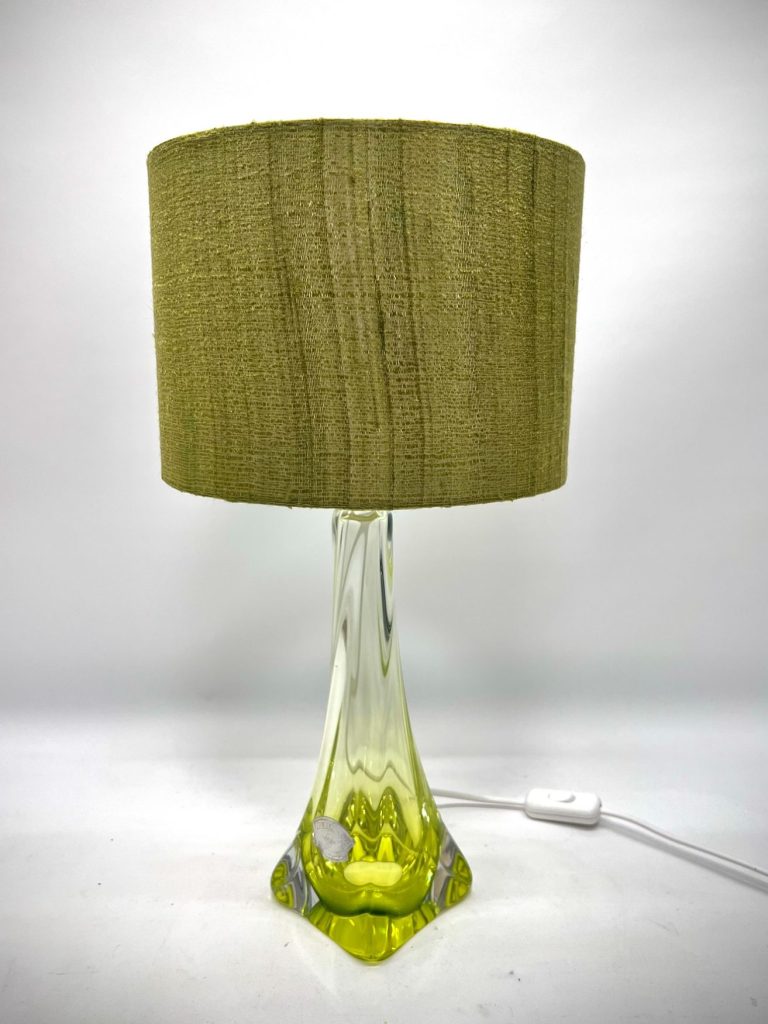 Red ceramic Hutschenreuther lamp attributed to Renée Neue, Pop-Art 1960s 1970s mid-century design