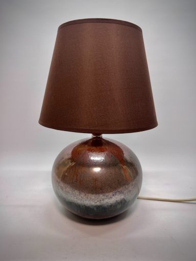 Mid‑Century Hutschenreuther 1814 Lamp – Grey Studio Glaze