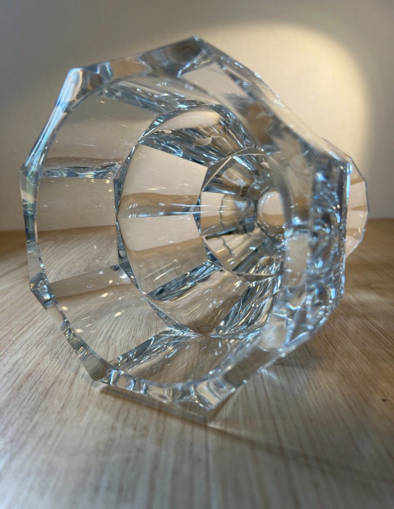 Val Saint Lambert Art Déco Crystal Vase – Belgium