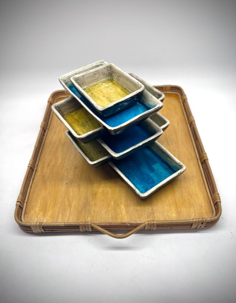 Swineside “Geisha Girl” Novelty Teapot with Six Cups, England, c. late 1980s – early 1990s