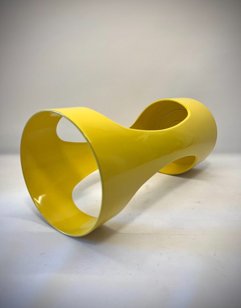 Schönbuch Quadro Umbrella Stand – Pop‑Art Yellow, 1960s