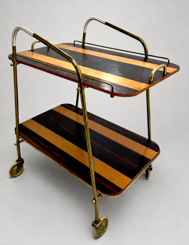 Victorian Faux Bamboo Tripod Table – Walnut, 19th Century Victorian faux bamboo walnut side table with tripod base and turned legs, c. 1880s
